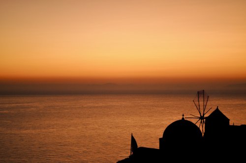 Coucher de soleil sur la Caldeira